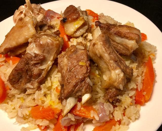 Nasi Pilaf Kunyit (Polo)